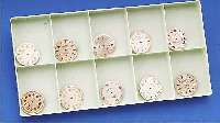 KONVOLUT: 10 ROLEX ZIFFERBLäTTER, FüR UHREN,GEFERT. IN DER ZEIT VON CA. 1938- CA. 1952 (SOGEN. BUBBLE-BACK-SERIEN), VERSCH. DESIGN, TEILW. ...