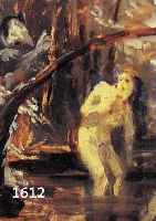 SEYSEYLER, JULIUS, 1873 MÜNCHEN - 1958, SUSANNA IM BADE, ÖL/MALKARTON MONOGR., CA. 18 18 CM, R.