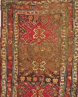 ADLER KAZAK, RUSSLAND, 310 X 131CM, EHZ 5-6WOLLE AUF WOLLE, UM 1900