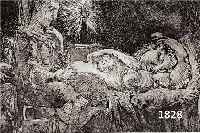 PICASSO, PABLO, 1881-1973, RADIERUNG MIT AQUATINTA, NACHDRUCK AUS DER SUITE VOLLARD VON 1934, AUF BüTTEN, CA. 23,6 X 29,6 CM, ...