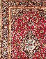 KESCHAN, PERSIEN, 369 X 249CM, EHZ 1-2 FLOR WOLLE, CA.20 JAHRE
