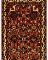 HOSSEINABAD, PERSIEN, 202 X 70CM, FLOR WOLLE