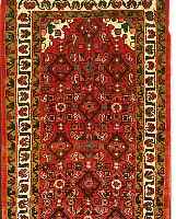 HOSSEINABAD, PERSIEN, 200 X 73CM, FLOR WOLLE