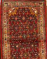 HOSSEINABAD, PERSIEN, 196 X 73CM, FLOR WOLLE