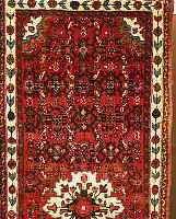 HOSSEINABAD, PERSIEN, 193 X 79CM, FLOR WOLLE