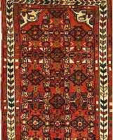 HOSSEINABAD, PERSIEN, 294 X 75CM, FLOR WOLLE