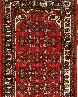 HOSSEINABAD, PERSIEN, 298 X 78CM, FLOR WOLLE
