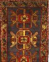 KARABAGH, RUSSLAND, 197 X 125CM, WOLLE AUF WOLLE,, UM 1920