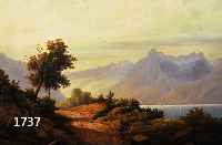 SEIFFERT, CARL FRIEDRICH, 1809 GRüNBERG/SCHLESIEN-1891 BERLIN, AM VIERWALDSTäTTER SEE, ÖL/LWD, MIT ALTERS- BEDINGTEN ...