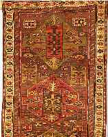 SHIRWAN, RUSSLAND, 260 X 109CM, WOLLE AUF WOLLE, UM 1900