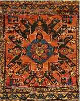 KAZAK, RUSSLAND, 160 X 143CM, WOLLE AUF WOLLE, UM 1900