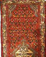 HOSSEINABAD, PERSIEN, 193 X 79CM, FLOR WOLLE