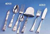 BESTECK, DäNEMARK, KOPENHAGEN 20ER JAHRE, 830ER SILBER, BES.-MONOGR., BEST. AUS: 12 FRüHSTüCKSLöFFEL, 12 FRüHSTüCKSGABELN, 1 ...