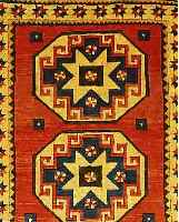 KARS, TüRKEI, 122 X 101CM, WOLLE AUF WOLLE