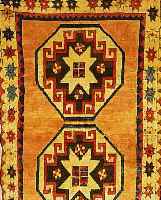 KARS, TüRKEI, 140 X 88CM, WOLLE AUF WOLLE