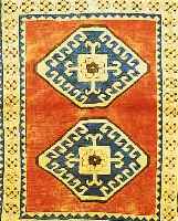 KARS, TüRKEI, 143 X 107CM, WOLLE AUF WOLLE