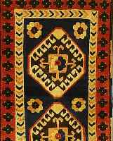 KARS, TüRKEI, 130 X 73CM, WOLLE AUF WOLLE