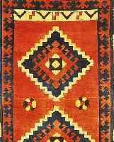 KARS, TüRKEI, 139 X 77CM, WOLLE AUF WOLLE