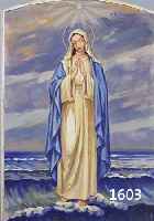 ZUSCHREIBUNG: CASTAMAN, ANTONIO, WAR AB 1906 IN VENEDIG UND MURANO FüR SALVIATIUND JERUSUM TäTIG, AUS DEM NACHLASS: MADONNA AUF ...