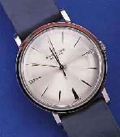 BREITLING HERRENARMBANDUHR AUTOMATIK, REF.- NR. 2528, SCHWEIZ UM 1965, EDELST., BODEN GE- SCHR., ZIFFERBL. MATT., ZENTRALSEK., UNGETR. LAGERW., ...