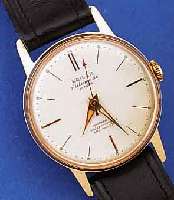KONVOLUT: 2 HERRENARMBANDUHREN, BEIDE AUTO- MATIK, FüR DEN DTSCH. MARKT UM 1960, BEIDE METALL HARTVERG., EDELST.-BöDEN, BEIDE IN GER. ...