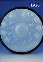 JAHRESTELLER IN GLAS, ROSENTHAL, 1978, IVAN RABUZIN, STUDIO-LINE, LIMIT. KUNSTREIHE, 3000 SIGN. U. NUM. EXPL., NUM. 621/3000, D. 36 CM, ...