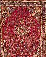BIDJAR, PERSIEN, 188 X 143CM, EHZ 2-3 FLOR WOLLE, CA.40 JAHRE