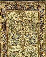 GHOM, PERSIEN, 290 X 161CM, EHZ 2 FLOR WOLLE MIT SEIDE, CA.40 JAHRE