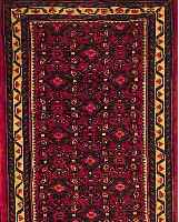 HOSSEINABAD, PERSIEN, 410 X 88CM, EHZ 2 FLOR WOLLE, CA.10 JAHRE