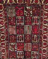 BACHTIAR, PERSIEN, 262 X 158CM, EHZ 2 FLOR WOLLE, CA.30 JAHRE