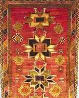 GABBEH, PERSIEN, 216 X 108CM, EHZ 2 WOLLE AUF WOLLE, CA.40 JAHRE