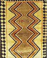 GABBEH, PERSIEN, 168 X 99CM, EHZ 3 WOLLE AUF WOLLE, CA.20 JAHRE