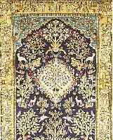 GHOM, PERSIEN, 200 X 136CM, EHZ 3 FLOR WOLLE MIT SEIDE, CA.50 JAHRE