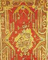 KHOTAN, 264 X 166CM, EHZ 3 FLOR WOLLE, CA.60 JAHRE