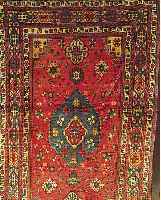 GUBA, RUSSLAND, 210 X 130CM, EHZ 3 FLOR WOLLE, UM 1920