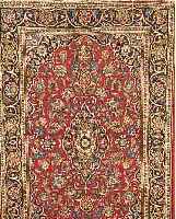 KESCHAN, PERSIEN, 203 X 136CM, EHZ 4 FLOR WOLLE, CA.50 JAHRE