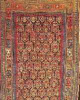 DAGHESTAN, RUSSLAND, 262 X 132CM, EHZ 4 WOLLE AUF WOLLE, UM 1900