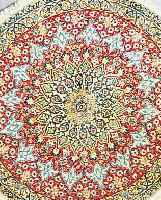 NAIN, PERSIEN, 120CM, DURCHM., EHZ 2 KORKWOLLE MIT SEIDE, CA.30 JAHRE
