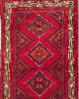 ASSADABAD, PERSIEN, 187 X 112CM, EHZ 2 FLOR WOLLE, CA.10 JAHRE