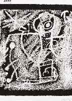 MIRO, JOAN, 1893-1983, MIDNIGHT, FARBLITHOGRAPHIE, HANDSIGNIERT UND NUM. 24/100, CA. 30 X 28 CM, AUF JAPANPAPIER, BLATTGR. CA. 50 X 34 CM, U.GL., ...