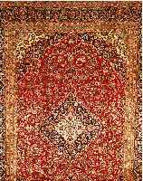 KESCHAN, PERSIEN, 362 X 260CM, FLOR WOLLE