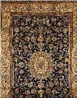 NAIN, PERSIEN, 353 X 240CM, FLOR WOLLE MIT SEIDE