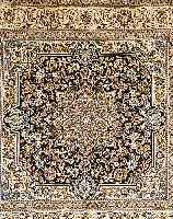 NAIN, PERSIEN, 195 X 196CM, FLOR WOLLE MIT SEIDE