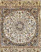 NAIN, PERSIEN, 202 X 200CM, FLOR WOLLE MIT SEIDE