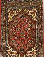 BIDJAR,PERSIEN CA 59 X 40CM. FLOR WOLLE