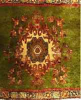 ABADEH,PERSIEN CA 61 X 61CM. FLOR WOLLE