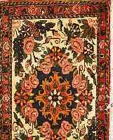 BACHTIAR,PERSIEN CA 57 X 102CM. FLOR WOLLE
