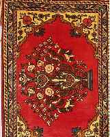 SAROGH,PERSIEN CA 87 X 60CM. FLOR WOLLE