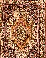 SENNEH,PERSIEN CA 101 X 72CM. FLOR WOLLE