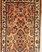 SAROGH,PERSIEN CA 151 X 70CM. FLOR WOLLE